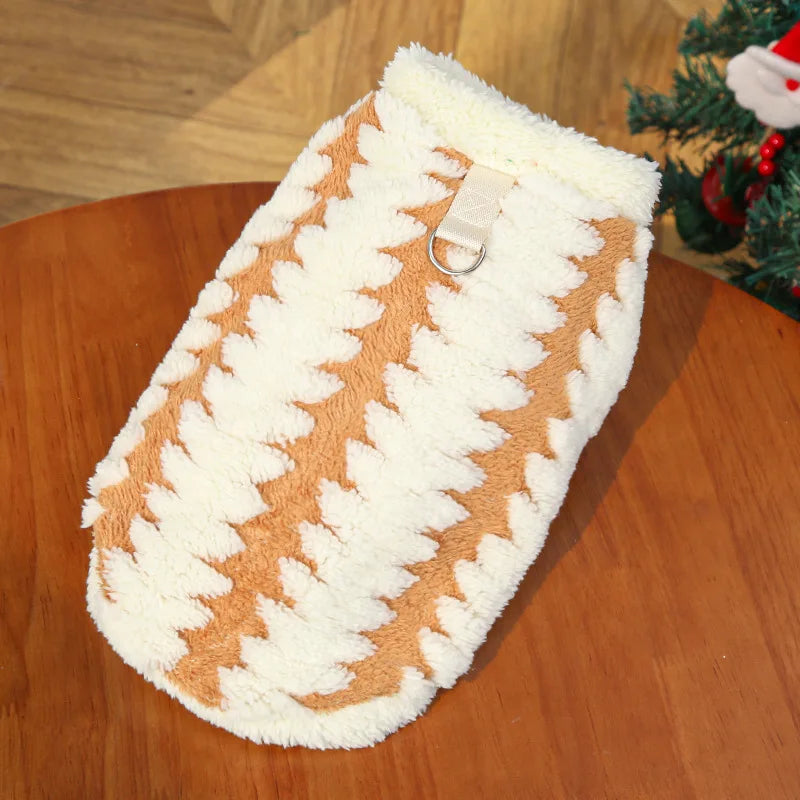 XS-8XL Large Dog Clothes for Small Medium Big Dogs Winter Fleece Sweatshirt Warm Two-Legged Pets Christmas Puppy Clothing