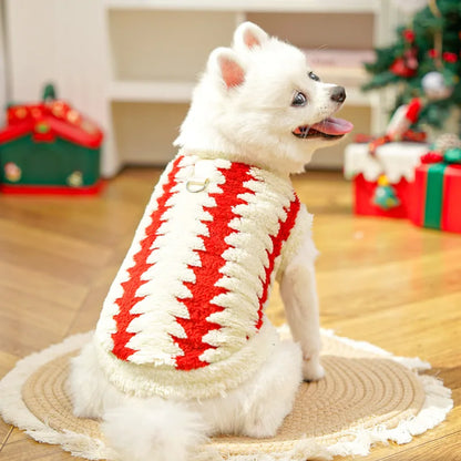 XS-8XL Large Dog Clothes for Small Medium Big Dogs Winter Fleece Sweatshirt Warm Two-Legged Pets Christmas Puppy Clothing