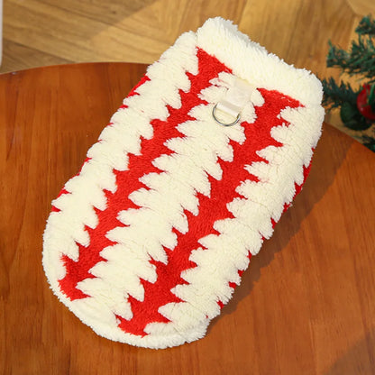 XS-8XL Large Dog Clothes for Small Medium Big Dogs Winter Fleece Sweatshirt Warm Two-Legged Pets Christmas Puppy Clothing