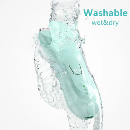 Kemei Wet Dry Groin Body Trimmer For Men Face Beard Hair Trimmer Clipper Rechargeable Pubic Ball Electric Shaver Body Groomer